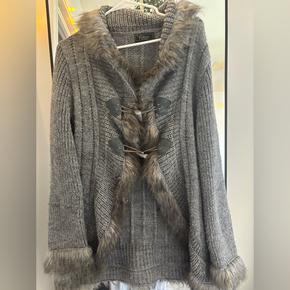 Dress Barn Gray cardigan